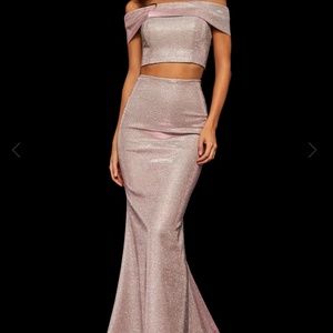 Evening gown two piece